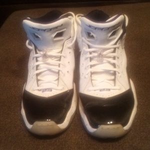 Nike Air Jordan Size 10.5, Purple, Black and White